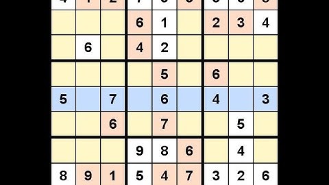 How to Solve Washington Times Sudoku Difficult June 13, 2020