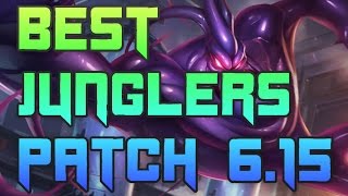 Best Junglers Patch 6.15 | Jungle Tier List 6.15