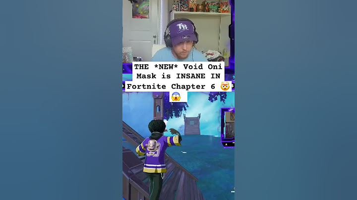 THE *NEW* Void Oni Mask is INSANE IN Fortnite Chapter 6 🤯😱  #fortnite