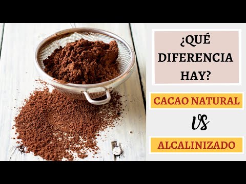 Video: ¿Qué es el cacao en polvo alcalino?