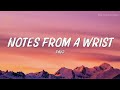d4vd - Notes From A Wrist (Lyrics) | Oliver Tree, Teddy Swims, JVKE, Taylor Swift, Chris Brown (Mix)