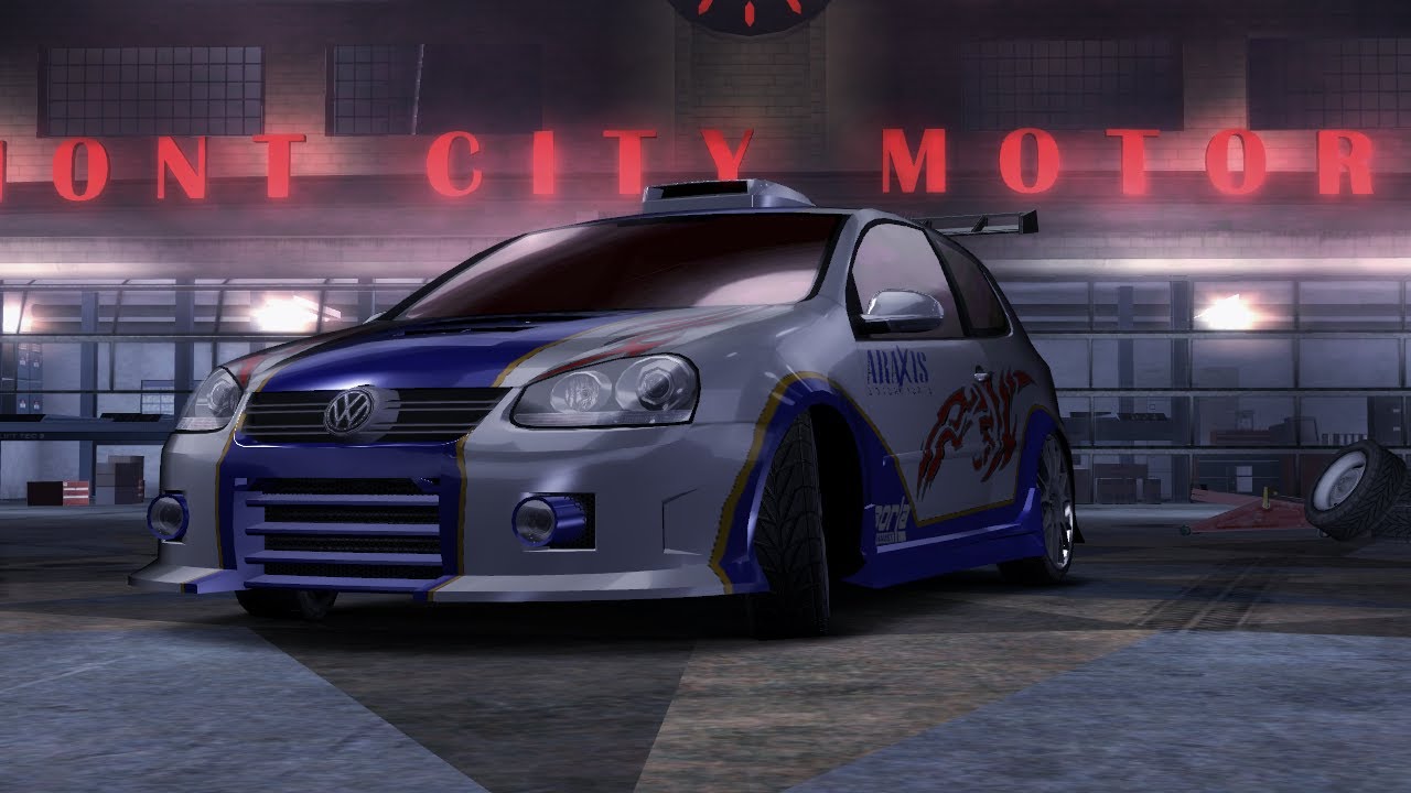 Need for Speed: Carbon. Volkswagen Golf R32 customization and race ...