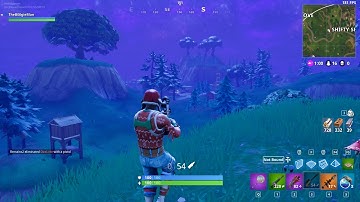 My longest sniper shot on a moving target | Fortnite Battle Royale