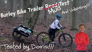 Mountain Biking With A Burley Bike Trailer And Unboxing - By Doris age 82