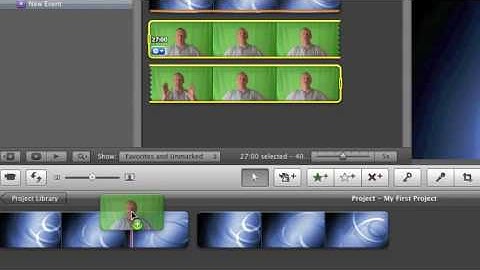 Mac20Q Quick iMovie Tip - Green screen