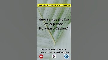 SAP MM Interview Questions