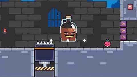 Dadish - World 4 Level 40 Final Boss | iOS App Gameplay / Walkthrough