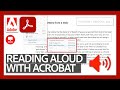 Reading Aloud PDFs | Acrobat DC for Educators