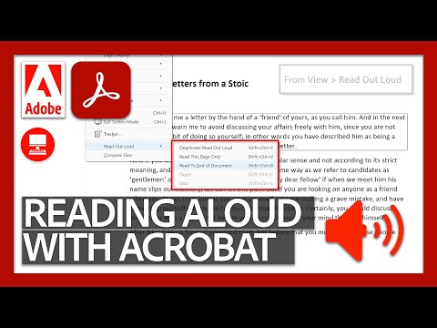 Video: Acrobat Reader poate citi cu voce tare?