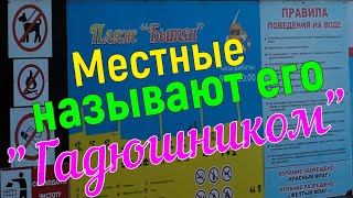 Сочи, пляж Бытха, местные называют его Гадюшником.