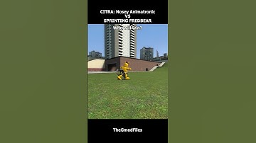 CITRA: Nosey Vs Sprinting Fredbear #garrysmod #gaming #nextbots #sandbox