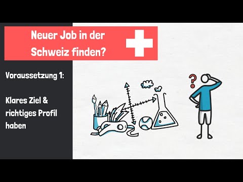 Jobsuche in der Schweiz (1/3) Hab ein klares Ziel & Profil!