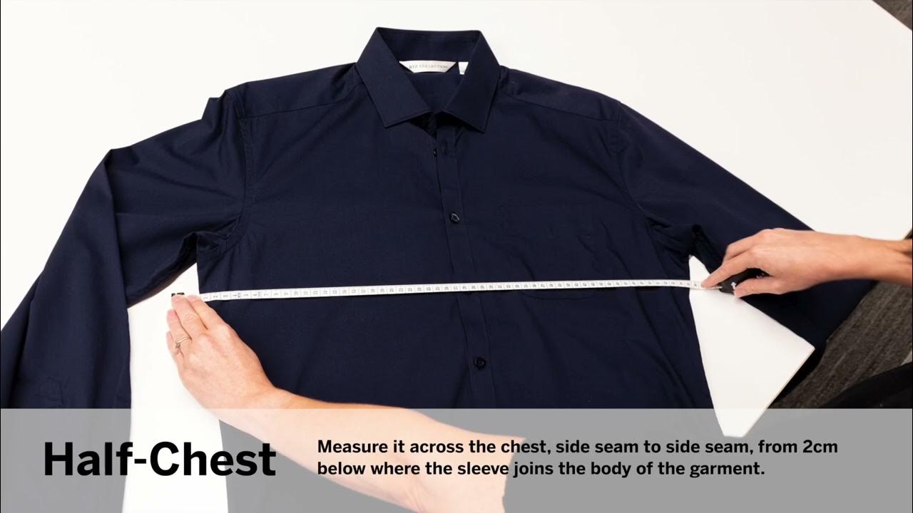 how-to-measure-your-half-chest-total-uniform-solutions-youtube