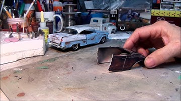 Weathering model cars