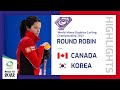 Highlights of Canada v Korea - Round robin - World Mixed Doubles Curling Championship 2021