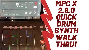 MPC X, One, Live, 2.9.0 New Drum Synth! Game Changer? Will Your Drums feel like Kanye West