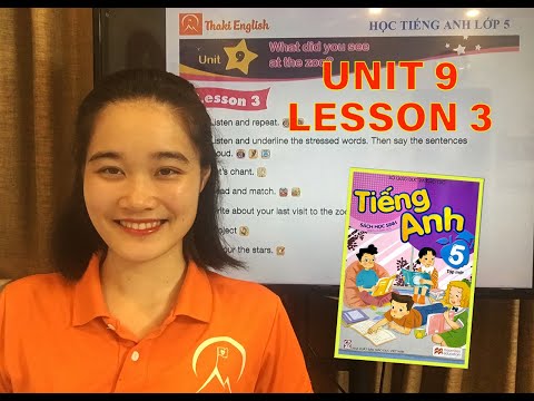 HỌC TIẾNG ANH LỚP 5 – Unit 9 – Lesson 3. What did you see at the zoo? – Thaki English Mới Nhất