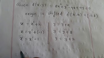 Inter maths 1b  transformation of axes Q4 ii