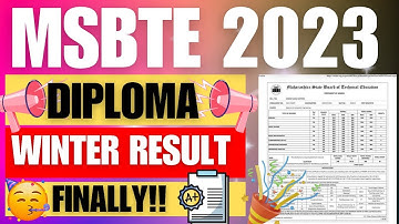 msbte diploma winter result | msbte diploma result 2023 | mahir academy