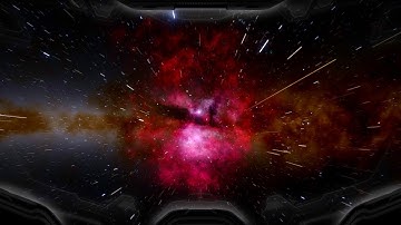 Falling Into a Nebula (Simulation)