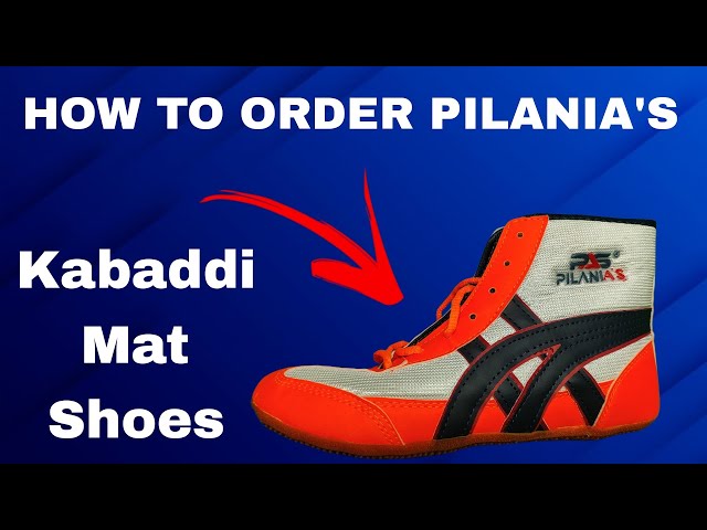 How To Order Pilania's Kabaddi Mat Shoes #pilanias #prokabaddi