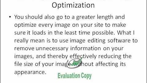 Reducing Load Time Through Image Optimization.wmv