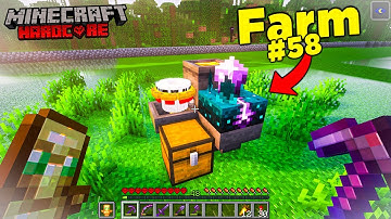 I Built All Unique SMALLEST Automatic Farms in Minecraft Hardcore (Hindi)