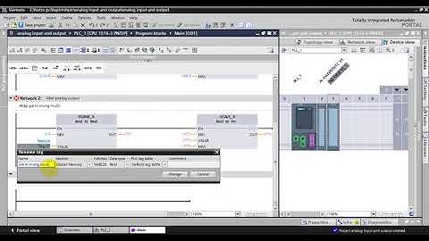 Xứ lí tín hiệu analog INPUT, OUTPUT PLCS71500 và S71200 với TIA PorTal-Cách sử dụng hàm NORM & SCALE