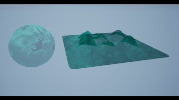 Hologram Material Concept in Unreal