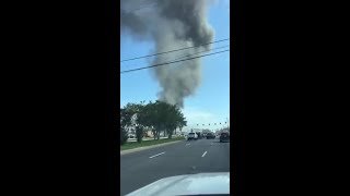 Fire at Abercorn Volkswagen dealership