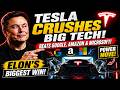 Tesla Crushes Big Tech 🚨 | Beats Microsoft, Google &amp; Amazon | Elon Musk’s Power Move