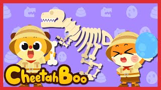 🦕🦖Dinosaur Fossils Song | Finding Fossils | Nursery Rhymes | Kids song | #Cheetahboo🦕🦖