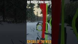 Does This Count as Cheating... (80m Bow Shot)  #risky #thehunter #cotw #gaming  #deer