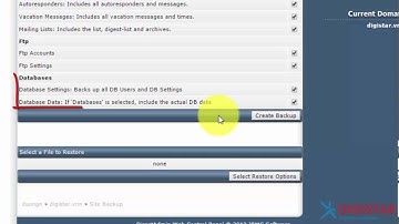 Phần 7: Hướng dẫn sử dụng chức năng backup của DirectAdmin - User Level