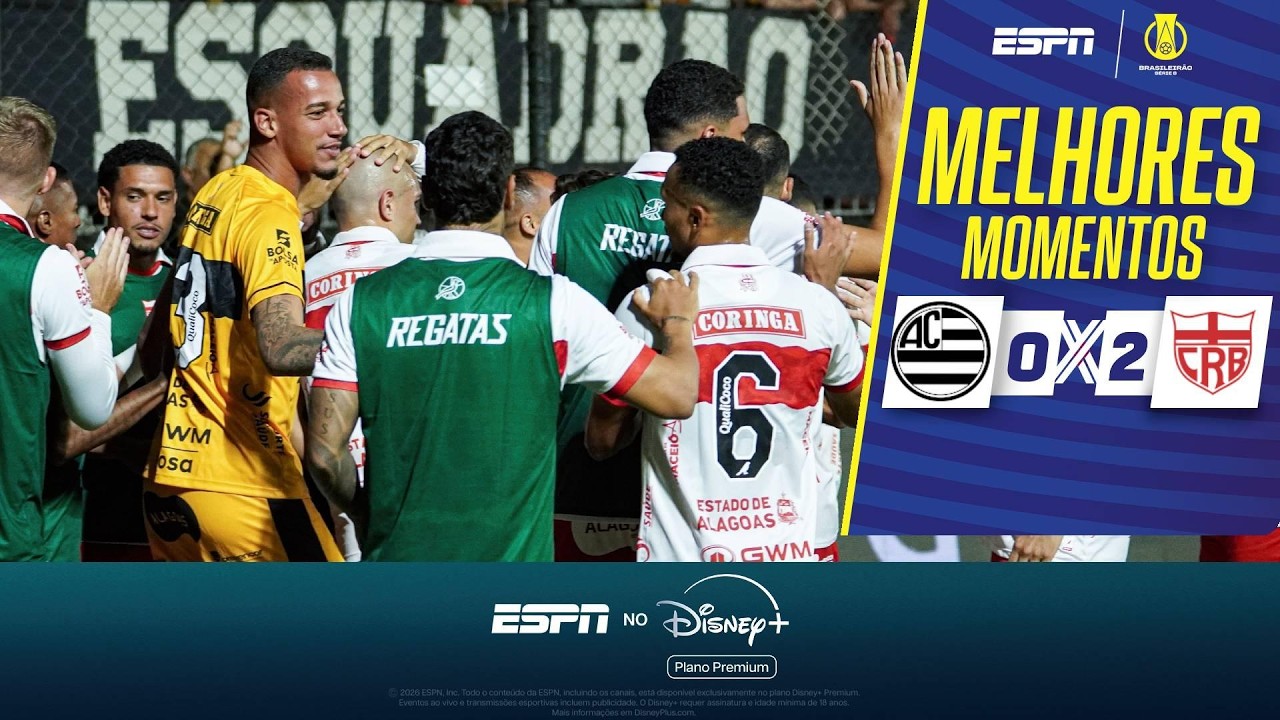 CRB VENCE ATHLETIC EM CONFRONTO DIRETO NA SÉRIE B | MELHORES MOMENTOS