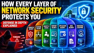 🛡️ How Every Layer of Network Security Protects You  Defense in Depth Explained
