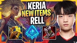 KERIA IS READY TO PLAY RELL WITH NEW ITEMS! | T1 Keria Plays Rell Support vs Pyke!  Season 2024