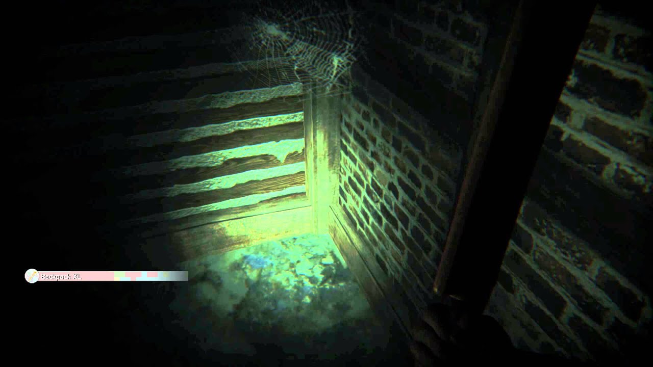 ZombiU - Palace Interior: Backpack XL Location, Unlock Crawl Gate, Zombie Scare Scene 1080 HD Wii U