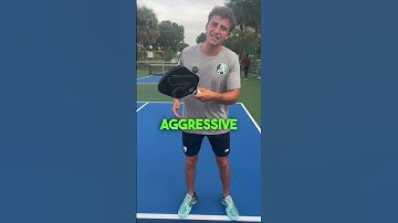 Slice Dink vs Topspin Dink (CRUCIAL) in pickleball #pickleball #pickleballtips #shorts