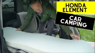 How to car camp in a Honda Element