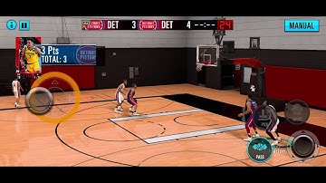 Malcolm Brogdon half court jump shot