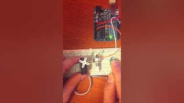 Driving Servo Motor using Push Buttons and Potentiometer