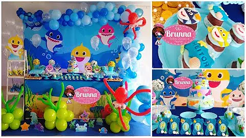 Como fazer decoração Baby Shark?