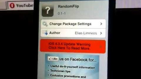 (Cydia Tweak) Add A Flip Animation To Random Icons On Your Springboard With RandomFlip