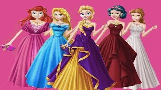 Disney Princesses Elsa Ariel Snow White Belle Rapunzel Castle Festival - Dress Up Game for Kids screenshot 1