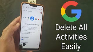How To Delete All Google Activities || GOOGLE ACTIVITY HISTORY DELETE