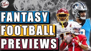 2024 Fantasy Football Team Previews | Panthers, Commanders, Cardinals