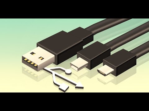 Video: Hvilken kabel brukes til USB?