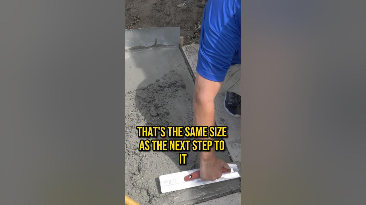 Problem Solved! How to Pour a Concrete Slab with a Slope YouTube