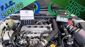 Fuel Injector Clinic 1440 cc Injectors & Radium Fuel Filter Install Evo X